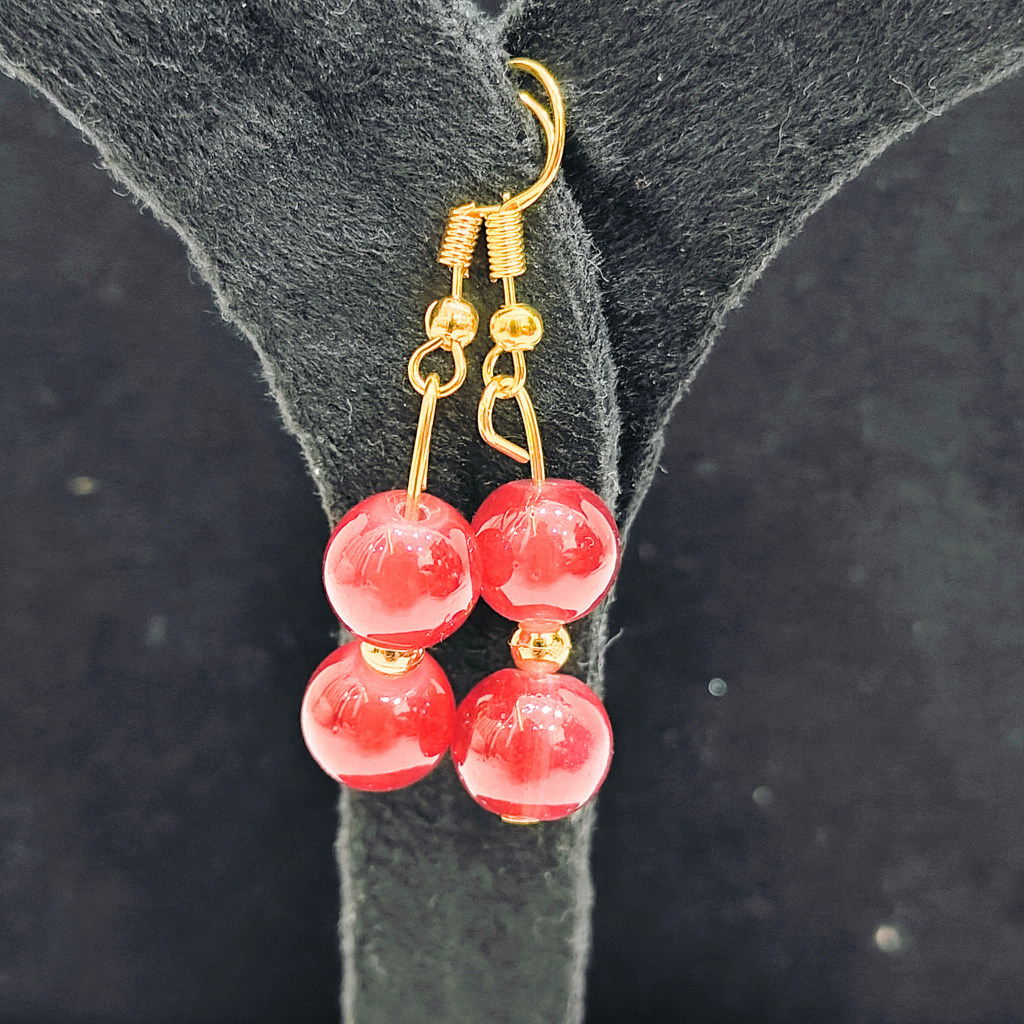 MULTI COLOR SQUARE NECKLACE SET - Image 4