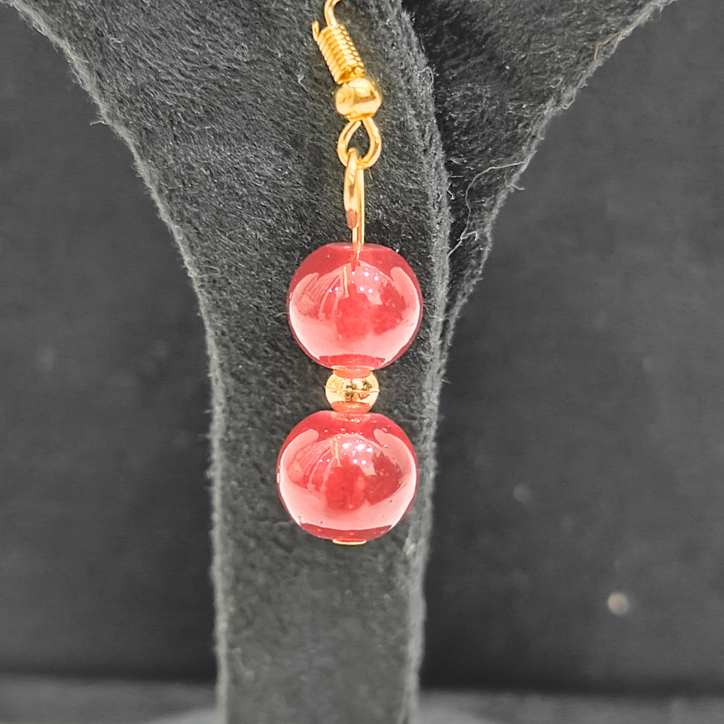 MULTI COLOR SQUARE NECKLACE SET - Image 5