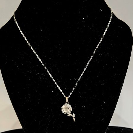 SILVER FLOWER TAIL STAINLESS STEEL