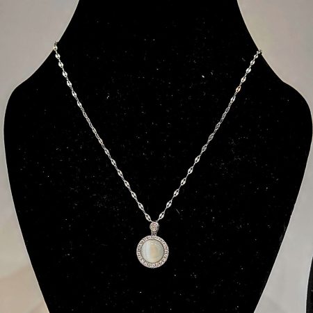 SILVER ROUND MEDIUM STAINLESS STEEL