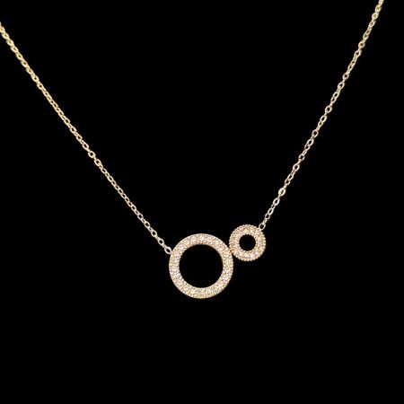 DOUBLE CIRCLE AD PENDANT